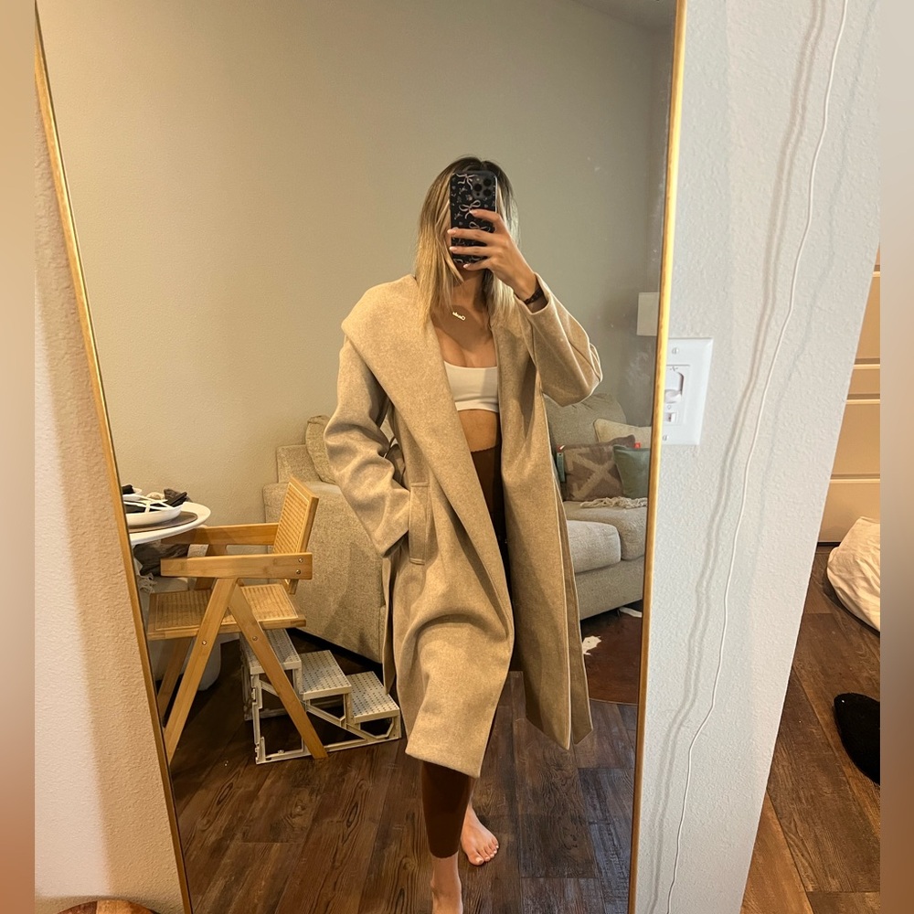 Zara Coat Natural color